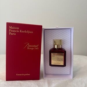 Maison Francis Kurkdjian Red and Gold Fragrance EMPTY BOTTLE